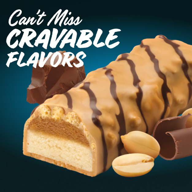 496875 Enjoy hungersatisfying, Layered Lean Bars, High Protein Snack